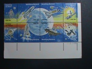 ​UNITED STATES-1981 SC#1919a  SPACE ACHIEVEMENT ISSUE  MNH BLOCK VERY FINE