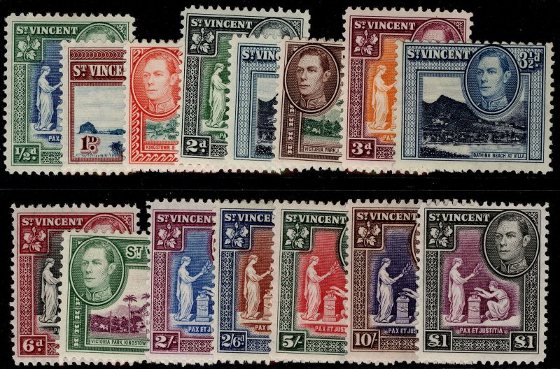 ST. VINCENT GVI SG149-159, complete set, M MINT. Cat £60.