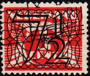 Netherlands. 1940 7 1/2 on 3c. S.G.524 Fine Used