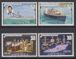 Anguilla 271-4 QEII Silver Jubilee mnh