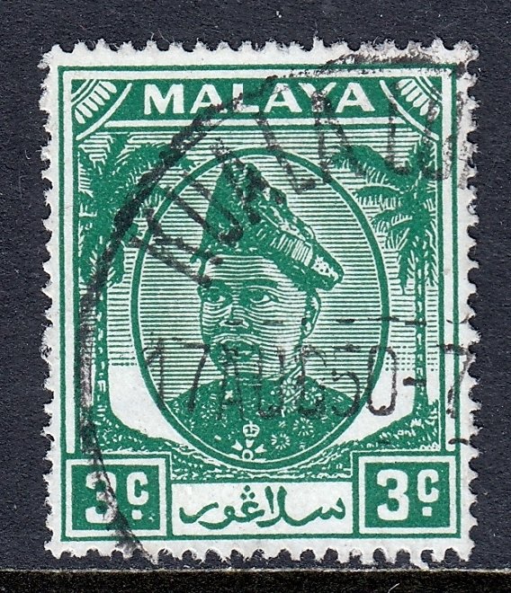 Malaya (Selangor) - Scott #82 - Used - SCV $2.00