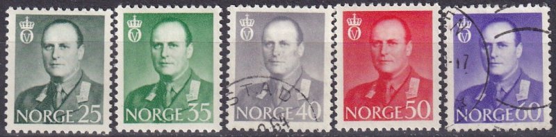 Norway #408-12  F-VF  CV $16.50 (Z4585)