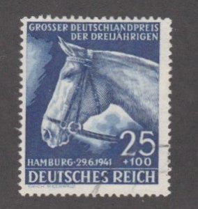 Germany # B191, Head of a Race Horse, Used Set, 1/2 Cat.