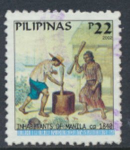 Philippines Sc# 2764a Used  Manila inhabitants  inscribed 2002    see details...