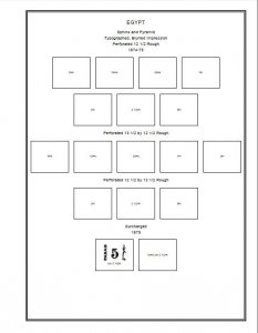 PRINTED EGYPT [CLASS.] 1866-1946 STAMP ALBUM PAGES (30 pages)