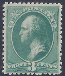 Scott #207 Mint NH OG VF-XF