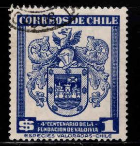 Chile Scott 269 Used coat of arms stamp