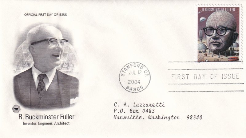 2004, Honoring R. Buckminster Fuller, PCS, FDC (E12223)