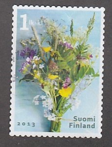 Finland # 1428, Flower Boquet, Used, 1/2 Cat.