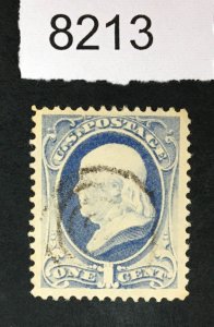 US STAMPS # 182 USED LOT #8213