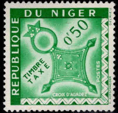 Niger Scott J22 MH* postage due