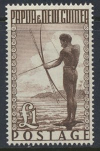 Papua and New Guinea  Shooting Fish SG 15 Sc# 136 MLH see details & scans 