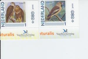 2012 Netherlands Hawfinch & Buzzard Birds (Scott 1385) MNH