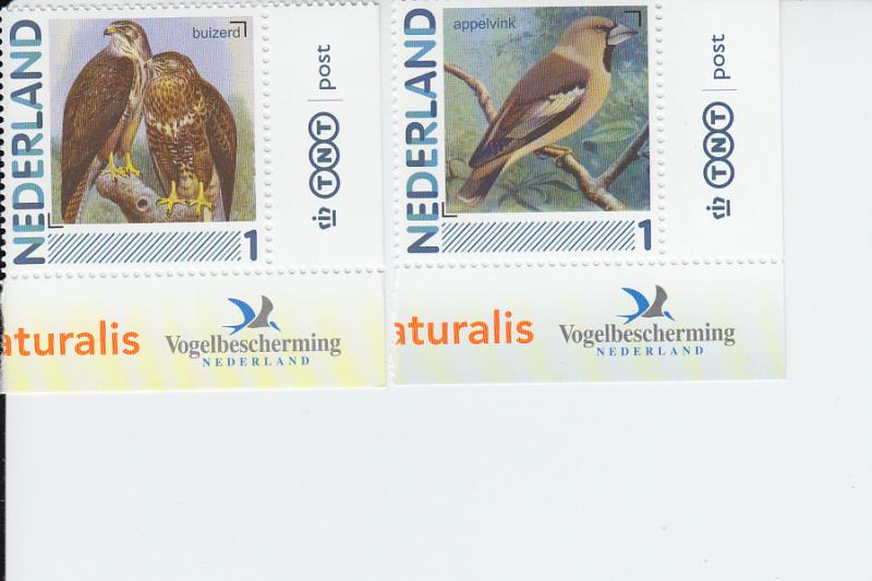 2012 Netherlands Hawfinch & Buzzard Birds (Scott 1385) MNH