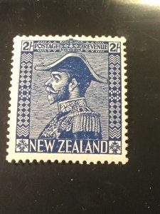 New Zealand George V Scott #182 Mint Lightly Hinged 2 Shilling Stamp!