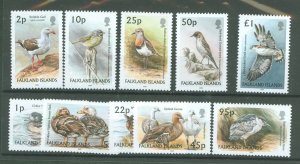 Falkland Islands #830-839  Multiple