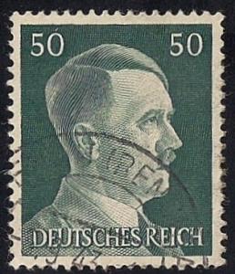 Germany #521 50pf Adolf Hitler Stamp used EGRADED XF 89 XXF