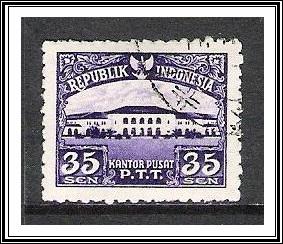 Indonesia #378 Post Office Used