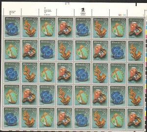 US #2700-03 Mint Sheet Minerals 