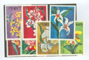 Vietnam/North (Democratic Republic) #1378-84 Unused Single (Complete Set) (Flora)