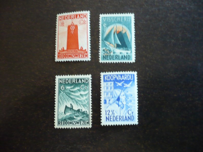 Stamps - Netherlands - Scott# B62-B65 - Mint Never Hinged Set of 4 Stamps