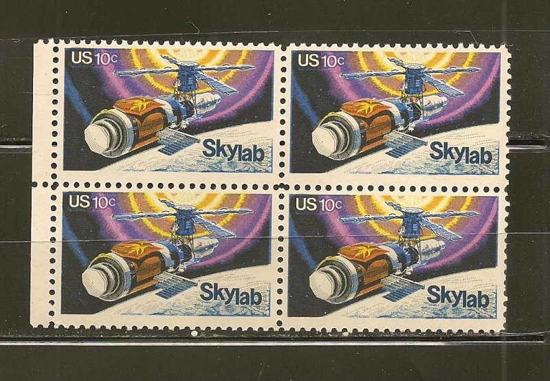 USA 1529 Skylab Block of 4 MNH