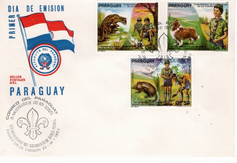 Paraguay 1982 Sc 2038-40 FDC