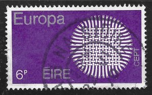 Ireland #279 6p Europa - Flaming Sun