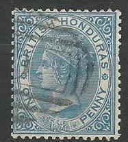 British Honduras 13 used CV $18