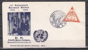 Ecuador, Scott cat. C307. United Nations issue on a First day cover. ^