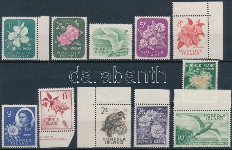 Norfolk Islands stamp Definitive: birds and flowers set 1960 MNH WS178281