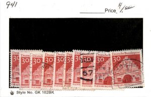Germany, Postage Stamp, #941 Lot Used, 1966 Architecture (AB)