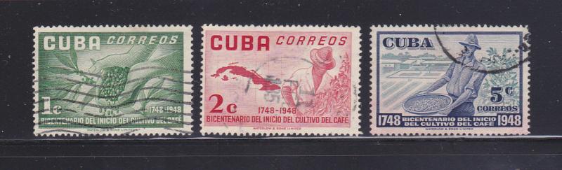 Cuba 481-483 Set U Coffee