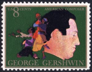 SC#1484 8¢ American Arts Issue: George Gershwin (1973) MNH