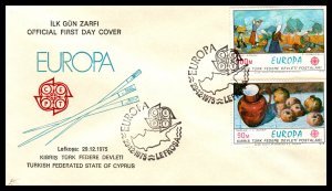 Turkish Republic of Northern Cyprus 26-27 Europa U/A FDC