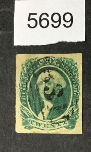 MOMEN: US STAMPS CSA #13 USED LOT #5699