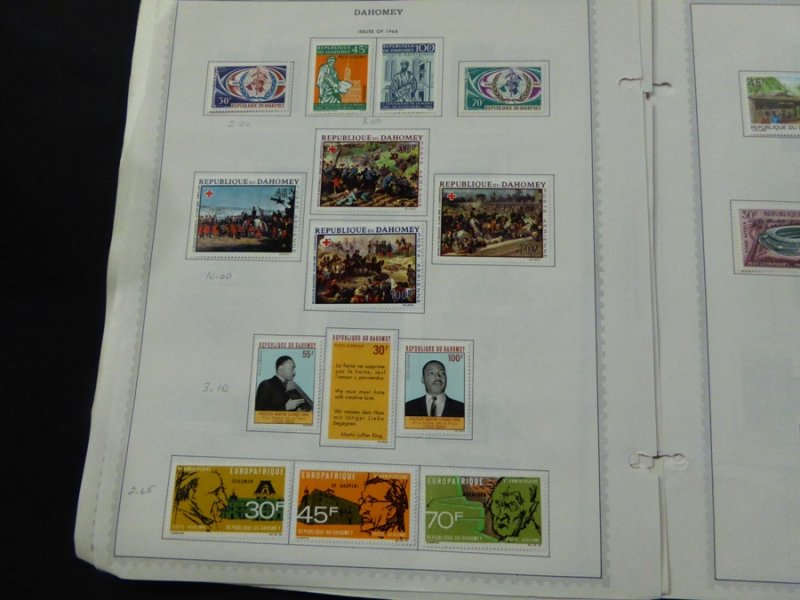 Dahomey 1899-1972 Fabulous Collection of Mint and Used Stamps