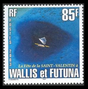 Wallis and Futuna St Valentine's Day 1v SG#818 SC#564