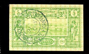 SOMALIA COAST #10 USED VF Cat $8