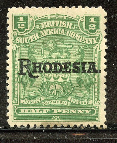 Rhodesia # 82, Mint Hinge Remain. CV $ 6.50