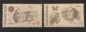 Czechoslovakia 1995 #2954-55, MNH, CV $3.15