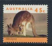 Australia SG 1454c  Used  pale orange insc Type II - wildlife Kangaroo