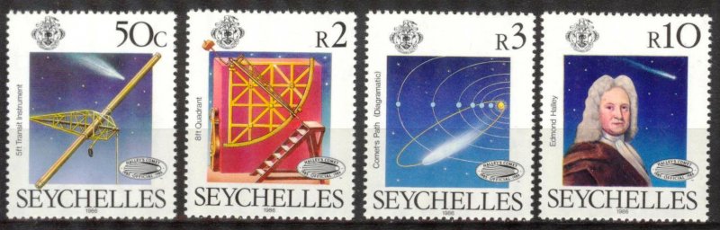 Seychelles 1986 Space Halley's Comet Mi. 601/4 MNH