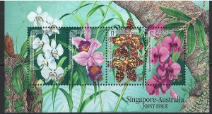 Singapore-Australia Scott 861a, 1648a Joint Issue MNH! Complete Set!