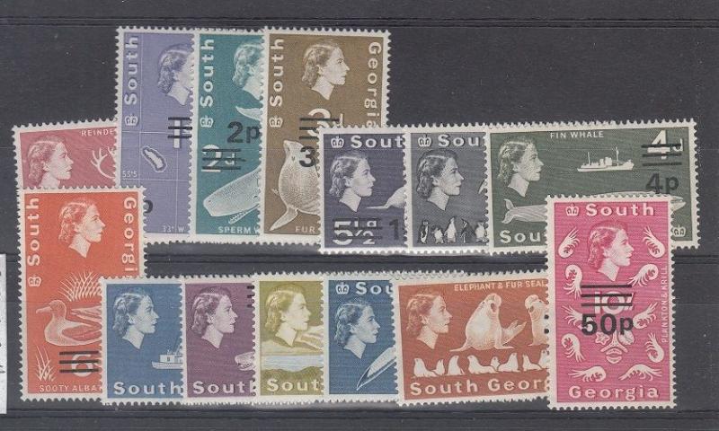 South Georgia Scott 17-30 Mint hinged (Catalog Value $83.65)