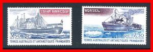 Fr South. & Ant Terr 1980 #C62-C63, Ships set of 2  - MNH