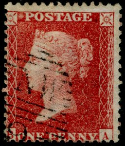 SG40, 1d rose-red PLATE 41, LC14, FINE USED. Cat £25. 