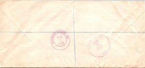 1946 South Georgia Falkland Islands Registered Cover to St Louis MO USA