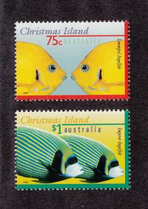 Christmas Island Scott #374-375 MNH