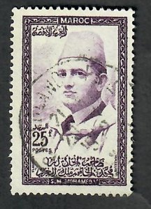 Morocco #4 Sultan Mohammed used single